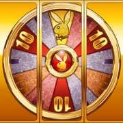 Symbol Koła Fortuny w grze Playboy: Złote Jackpoty