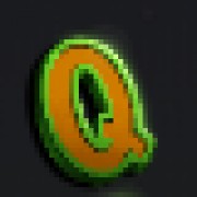 Symbol Q w masce
