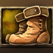 Symbol Buty do ognia w dziurze
